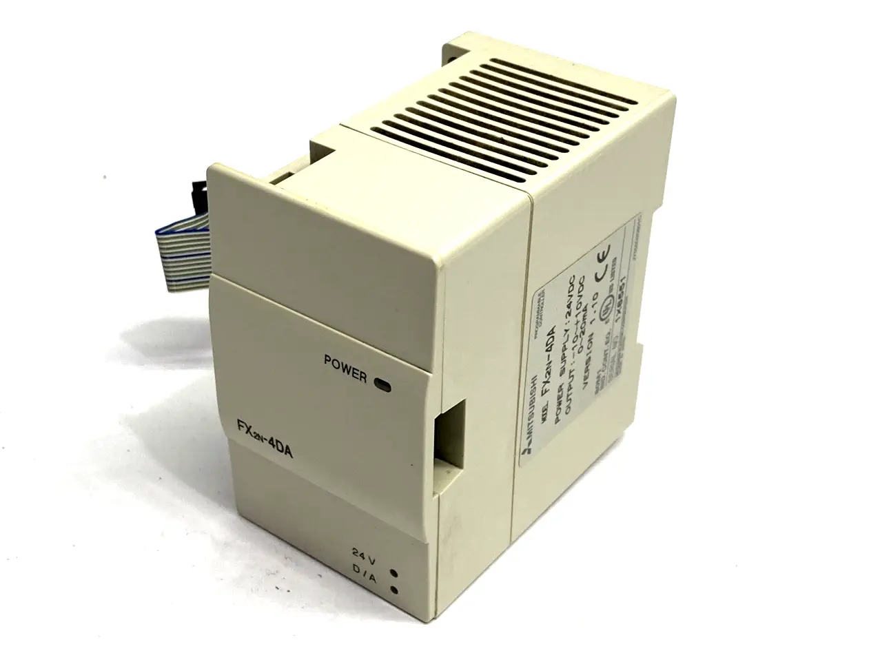 FX2N-4DA | Mitsubishi  Power Supply 24VDC 10VDC 0-20mA - Used
