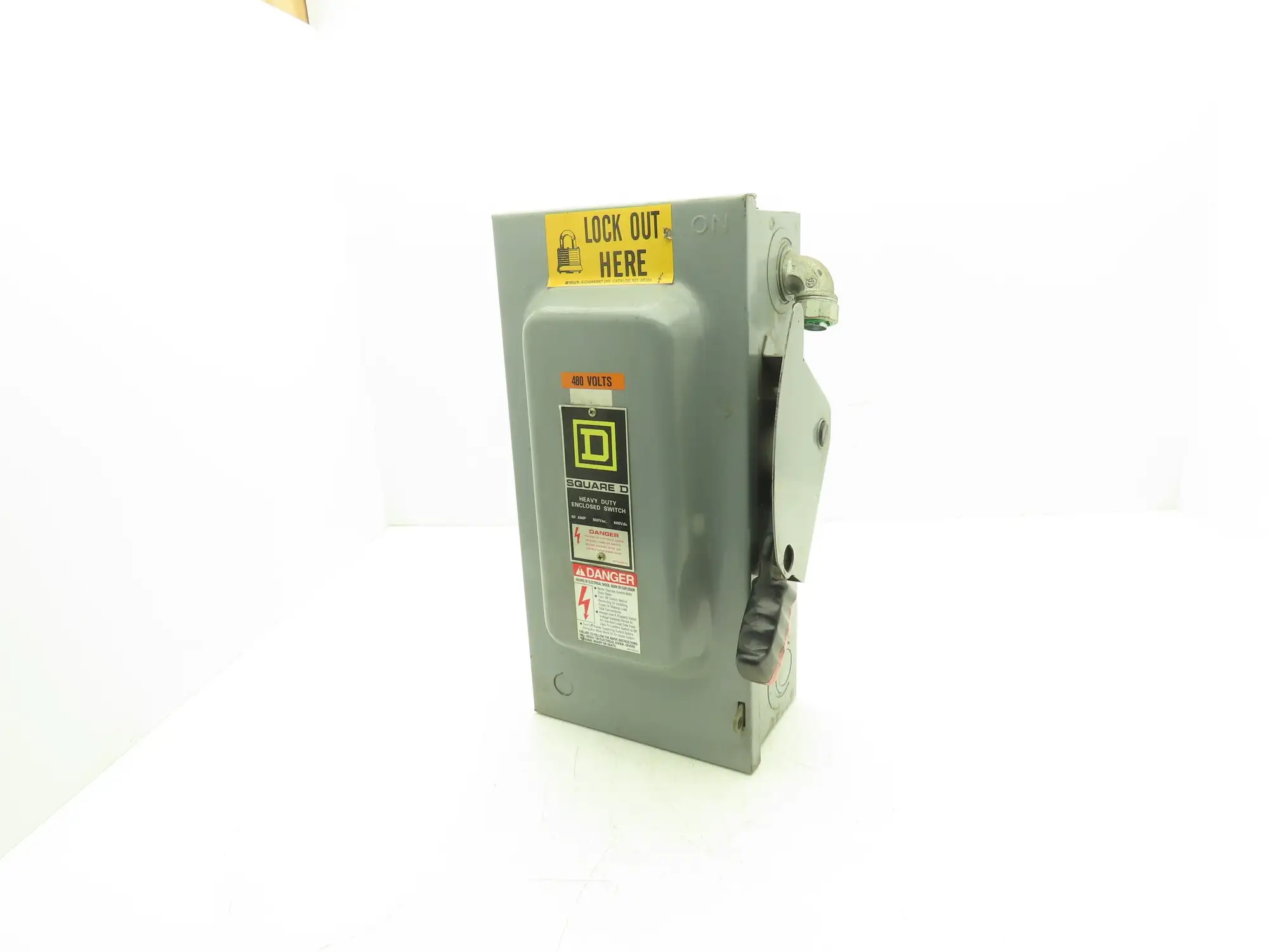 Square D H362 Heavy Duty Fused Safety Disconnect Switch 60A 600VAC Series F1