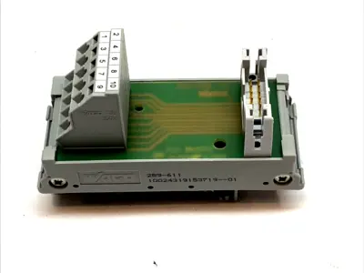 USED WAGO INTERFACE MODULE 10-POLE DIN 41651 TRIPLE-DECK PCB TERMINAL