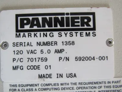 USED PANNIER 592004-001 PRINTER 701759 592004001