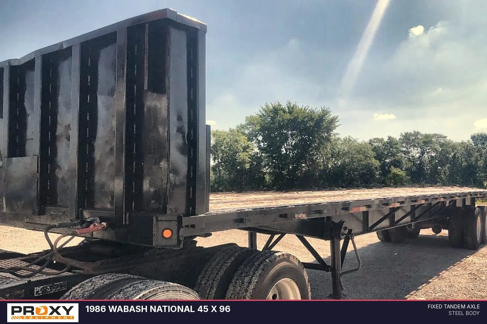 Used 1986 WABASH NATIONAL 45 X 96 Flatbed Trailers Kentucky US | Proxy Equipment #1377798