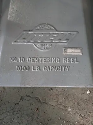 1,000 LB LITTELL NO. 10 CENTERING REEL. STOCK # 0362724.
