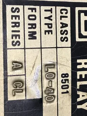 USED SQUARE D 8501-L0-40