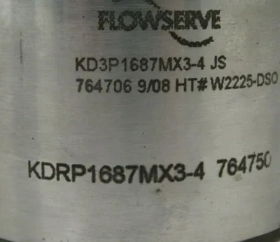 NEW FLOWSERVE FLOWSERVE GEB2154971B-9 G14256 KDRP1687MX3-4 764870