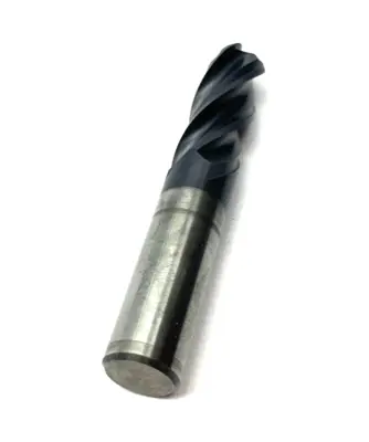 | Accupro 93262301 Ball End Mill: 1/2" Dia, 1-1/4" LOC, 4 Flute Solid Carbide - New – Open box
