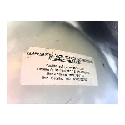 Used Jacob Tubing 8" (200mm) Dia. Two-way Pneumatic Diverter Valve