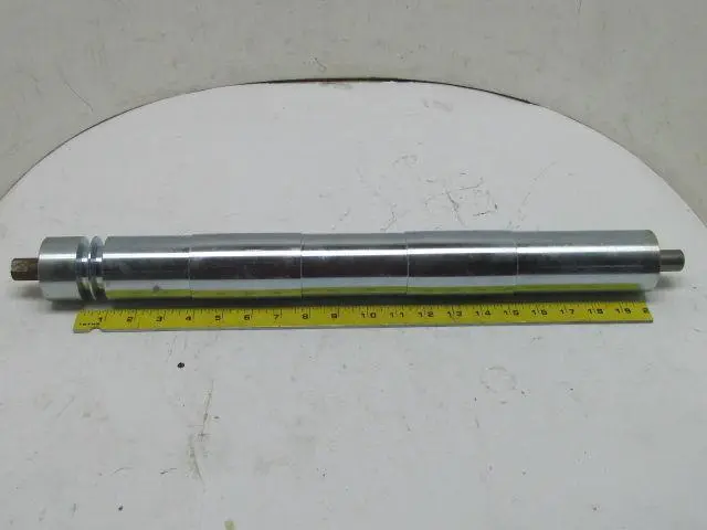 SMB Machinery Steel Belt Pulley Conveyor Roller 60mm Dia 540mm Long 20mm Shaft