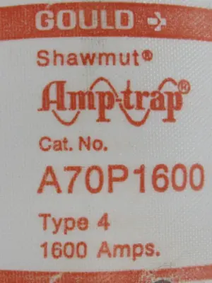 NEW SHAWMUT A70P1600 FUSE 1600A