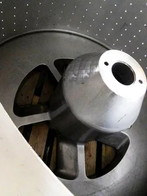Krauss-Maffei VZU 125/2.5 perforate basket centrifuge, Hastelloy.