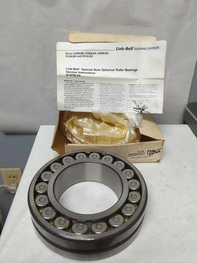 New | in-Stock LINK-BELT 2222OLBK/W33/C3 Bearings | Surplus Asset Holdings #1195466