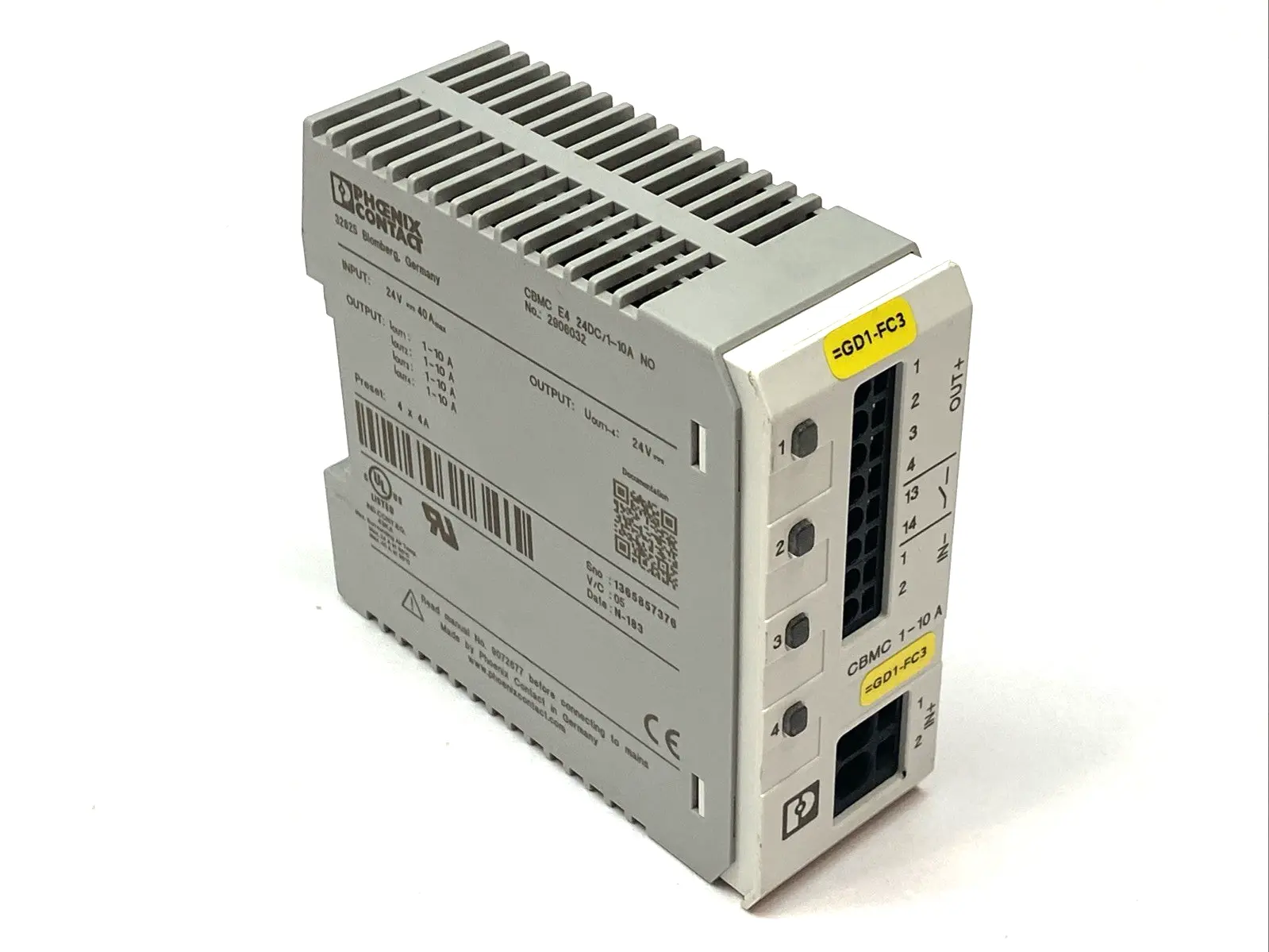 Used Phoenix Contact Electronic Circuit Breaker 2906032 Circuit Breakers Michigan US | Maverick Industrial Sales #1389527