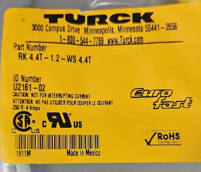USED Turck RK 4.47-1.2-WS 4.4T
