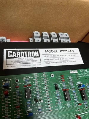 NEW Carotron P22194-1