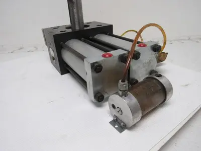 PHD R13R 8180-D Air Oil Tandem Rotary Actuator 180° Rotation 1-3/4" Shaft