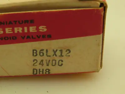 Honeywell Skinner B6LX12DN Solenoid Valve 3-Way NO 24VDC 175 PSI 1/8" NPT