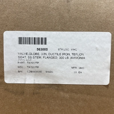 New | in-Stock REGO TA7517FP Valves/Fittings Indiana US | J&J Industrial Supply #1566407