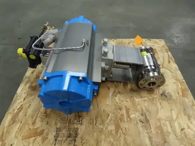 PBM PAVCL253S-0270 Pneumatic Actuator 2" Sanitary Ball Valve AccuTrak Positioner