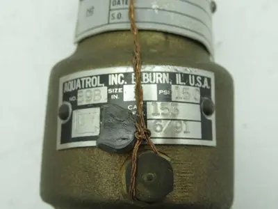Aquatrol Inc. 89B Safety Relief Valve,3/4",150 psi