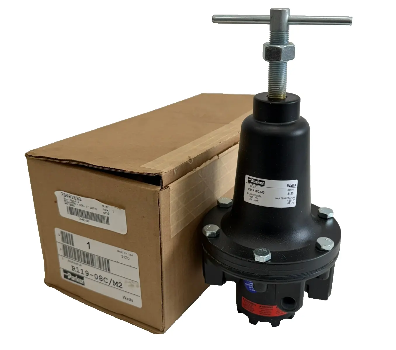 NEW PARKER R119-08C/M2 REGULATOR 1" R11908CM2