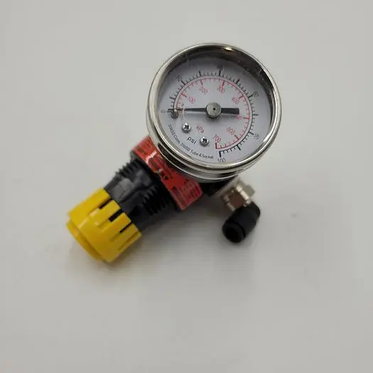 Used PARKER PARKER REGULATOR, AIR INLET 1/4", NPT, 300 PSI & ONE 1-1/2" GAUGE Solenoid Regulators | ND Industrial Surplus #1225453
