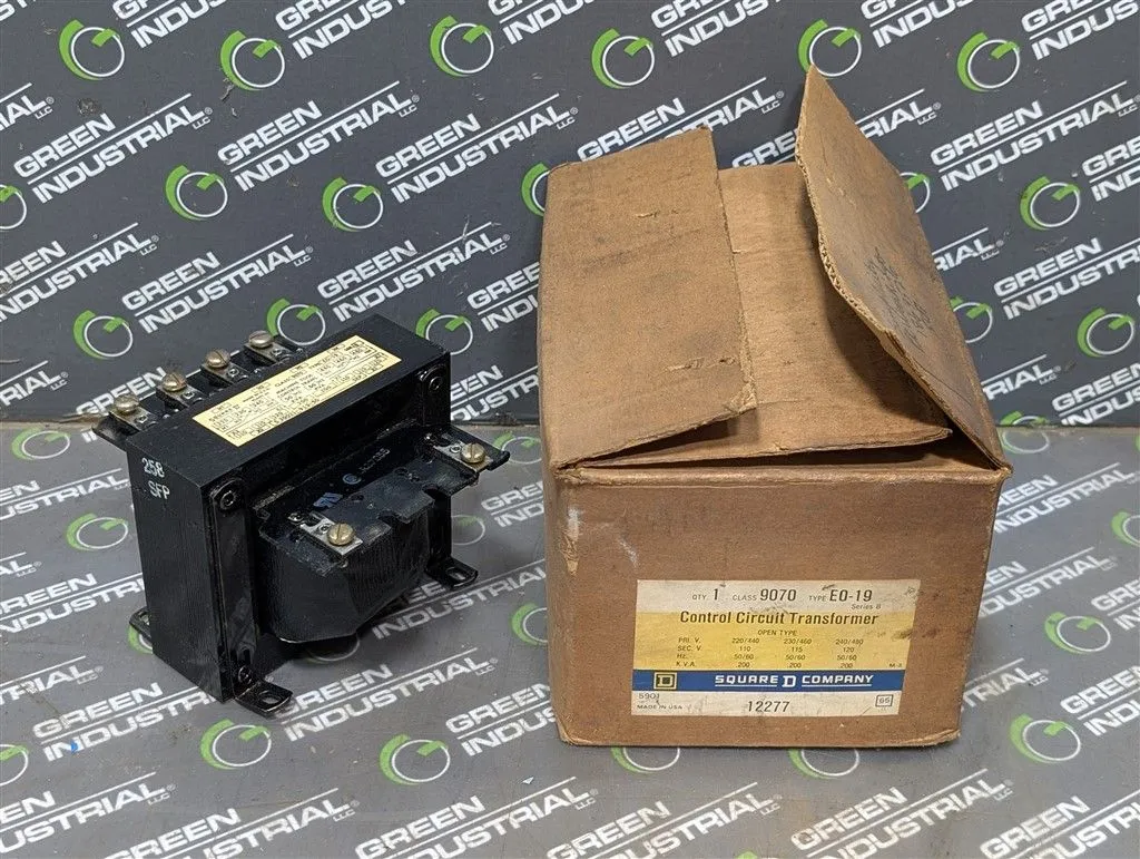 Square D 9070 E0-19 Control Circuit Transformer .200 kVA New NIB