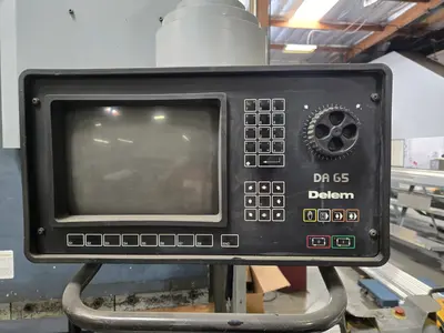 220 Ton, Durma, CNC hydraulic press brake, 12' overall, Delem 65 Control, 1999