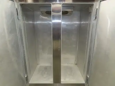 Continental 2R 2 Door Reach In Refrigerator Commercial All Stainless Steel 115V