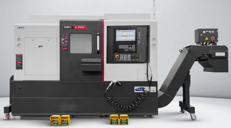 SMEC SL 2000BM CNC Turning Center with Live Tooling