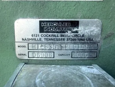 Used HERCULES HI-635-SPECIAL Hoppers Ohio US | G-2000, Inc. #1545266