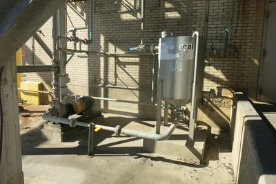 150 Gal Stainless Balance Tank w/ 15 HP Pump