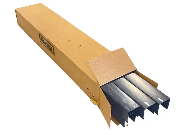 New | in-Stock Panduit Solid Hinged Duct Black 6ft Lengths PKG OF 72FT Misc Electrical & Power Parts Michigan US | Maverick Industrial Sales #1414204