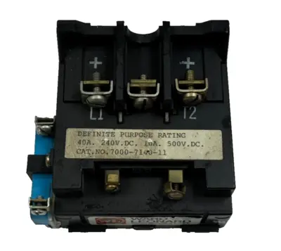 USED WARD LEONARD 7001-7140-11 CONTACTOR W/ 78095-1T CONTACT