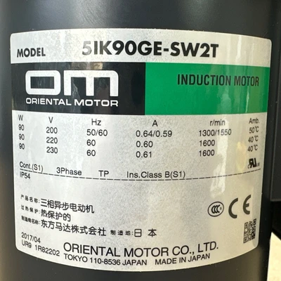 NEW Oriental Motor 5IK90GE-SW2T