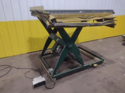 4000 LBS SOUTHWORTH MODEL #LS4-48W HYRAULIC SCISSOR LIFT TABLE 110V: STOCK #20936