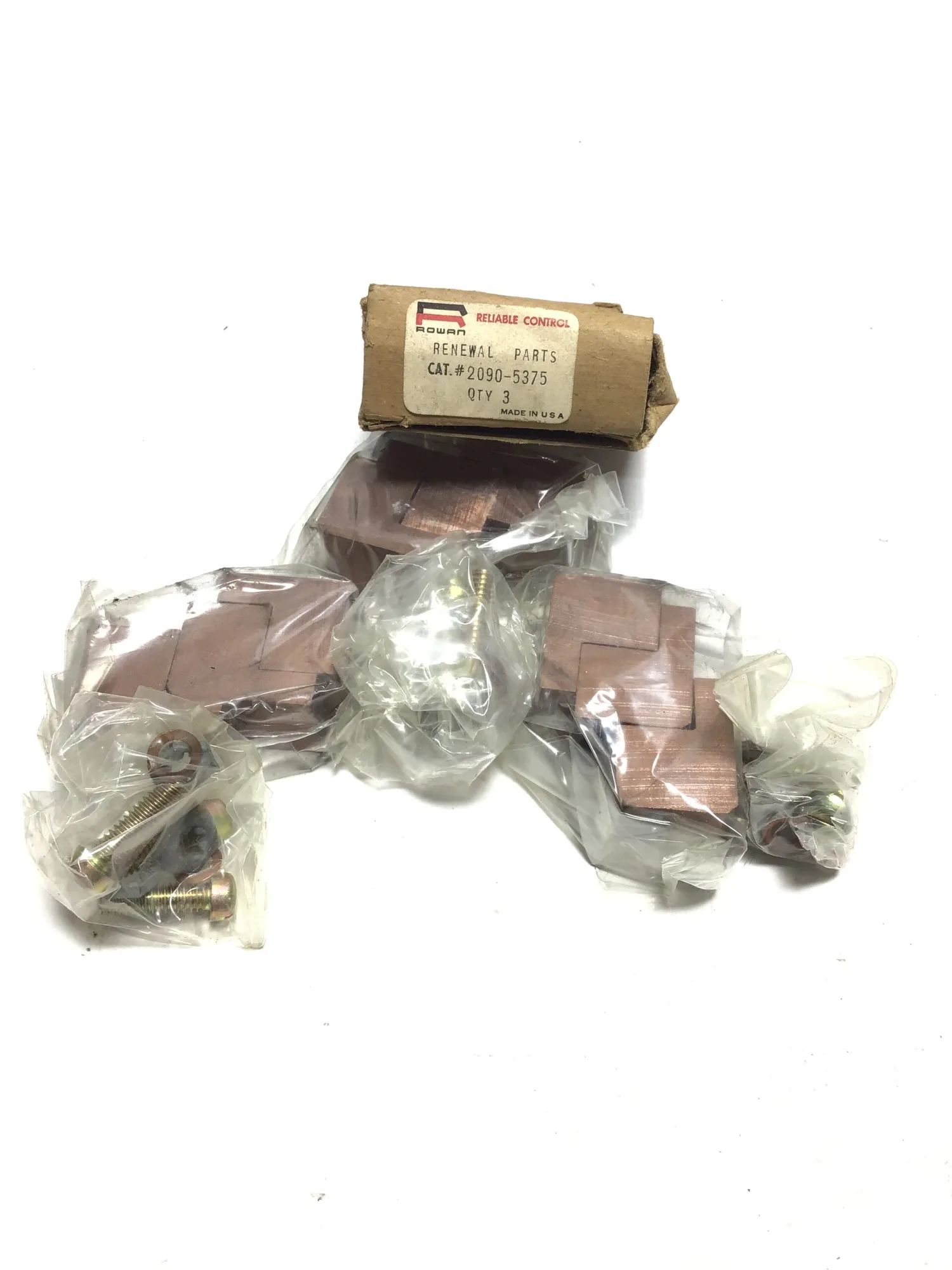 Rowan 2090-5375 Renewal Parts Contacts Replacement Kit (Lot of 3)