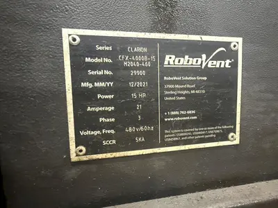 USED ROBOVENT CFX-4000B-15