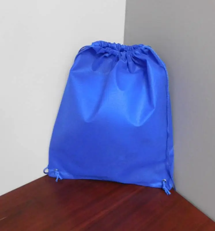 Blue 13" x 16" Drawstring Bags