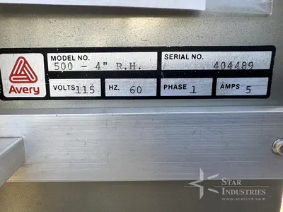 Used AVERY 500-4" R H Labelers | Star Industries #1253388