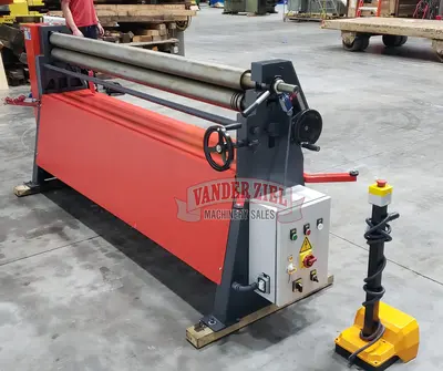 Akyapak 6' x 16 Gauge 3 Roll Initial Pinch Plate Roll