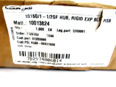 NEW REXNORD 1203681 1015G/1-1/2GF HUB,RIGID EXP BLT RSB