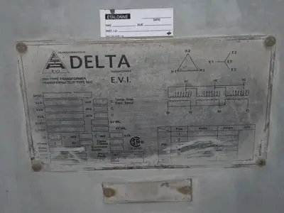 Used DELTA EVI CETC0075-S001534 Transformers British Columbia CA | Lenmark #409050