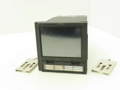 Keyence TR-H500 Operator Control Panel Temp & Data Logger 24VDC Input LCD Screen