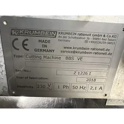 Used Krumbein _UNKNOWN_ Bread Slicers Pennsylvania US | ISCA #1299187