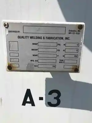 81 " dia quality welding & fabrication  inc. carbon steel packed columns