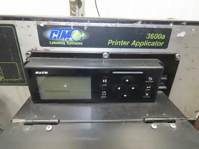 CTM 3600A-S84-EX High Speed Label Applicator SATO Thermal Printer 5" Width