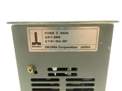 Okuma E7191-00U-001 PLC Chassis Unit Motherboard Power Supply E4809-045-229