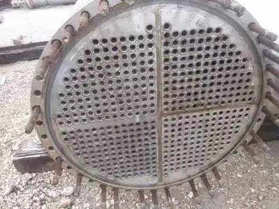 1120 sq ft atlas industrial stainless steel shell & tube heat exchanger