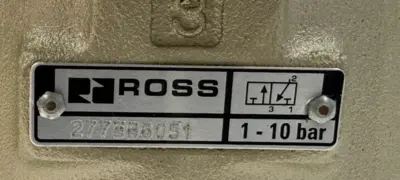 NEW ROSS CONTROLS 2773B6051Z DIRECTIONAL CONTROL VALVE 110/50 110-120/60