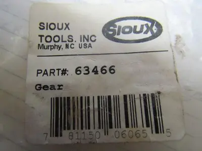 Sioux tools 63466 Gear case assembly 3/8"-24THD 1200-1600 RpM
