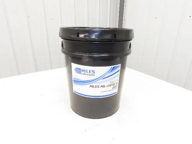 Miles Lubricants Mil Gear S 220 Synthetic Industrial Gear Bearing Oil 5 Gal Pail